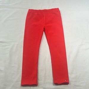 Tommy Hilfiger Red Leggings with embroidered logo